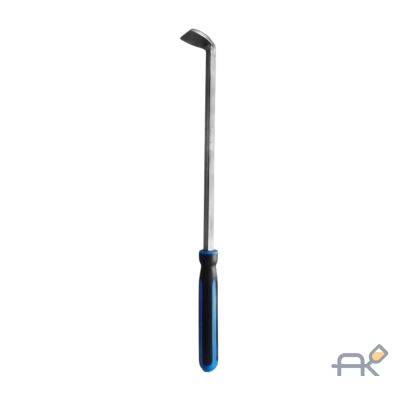 Монтажка изогнутая 90 с прорезиненной рукояткой 610мм (F-687610C)